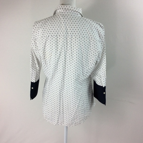 📌2/$20📌 Nautica Wrinkle Resistant 3/4 Slv Shirt - Picture 4 of 5